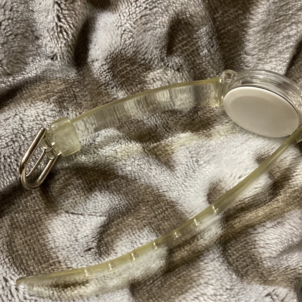 Amitron Quartz watch with clear rubber band - Picture 2 of 4